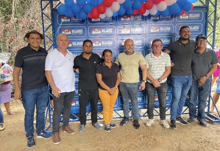Vereadores participam da inauguração da ponte na Comunidade São Lourenço